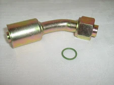 AC A/C FITTING,BEADLOCK,STEEL,CRIMP,FEMALE O RING 45 DEGREE #10 NUT/HOSE 35S1313
