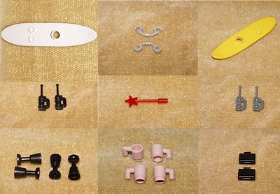 LEGO Minifiguren, Utensil: *WÄHLEN SIE IHRE* Becher Tasse Radio Surfbrett Stab usw TEILE