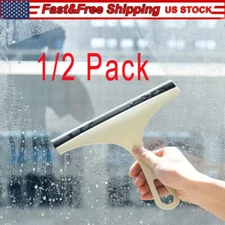 2X Window Mirror Car Windshield Squeegee Shower Glass Wiper Kitchen House Clean