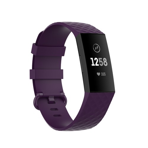 Juego de 2 correas de repuesto de silicona para reloj Fitbit Charge 3/Charge 4 - Imagen 10 de 11