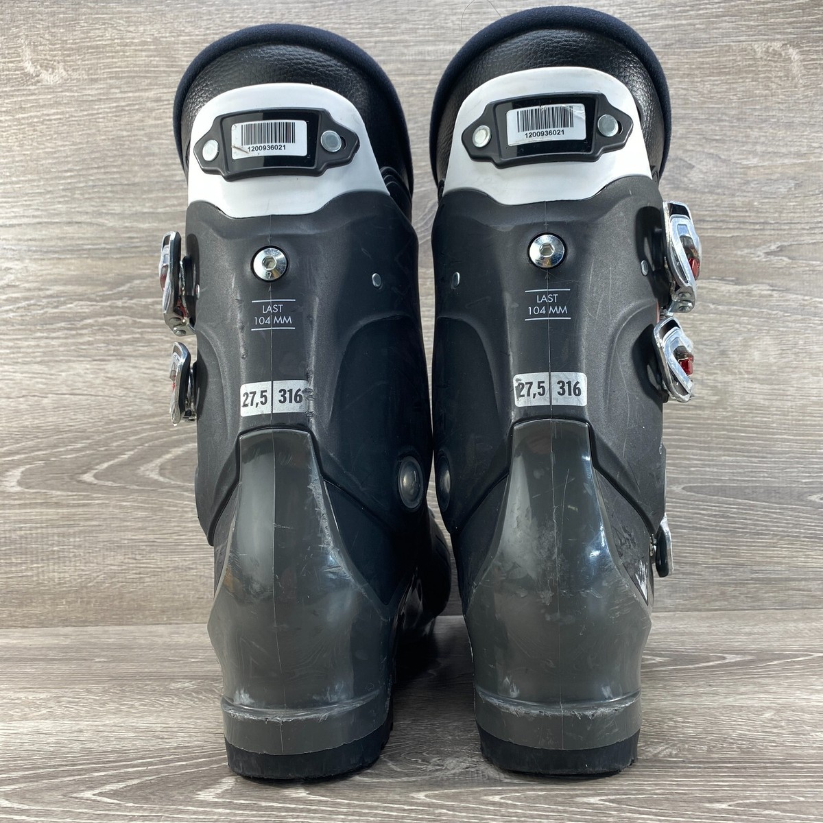 Salomon X Access R60 Energyzer Black Red Ski Boots Sz 27/27.5