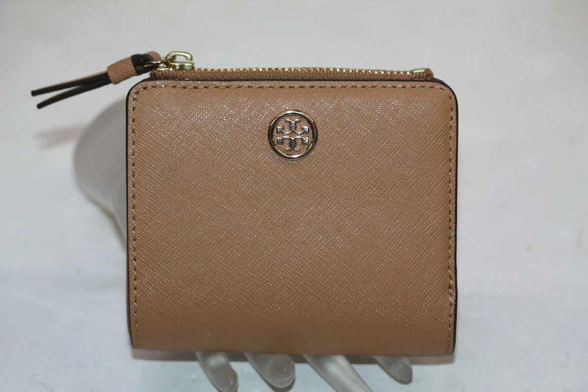 Tory Burch Robinson leather wallet, Brown