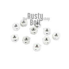 M1.2 Hex Nuts, A2 304 18-8, Stainless Steel