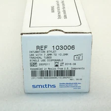 SMITHS MEDICAL 103006 Stylet  BOX OF 10 FOR TRAINING / RESEARCH EXP 08/2016