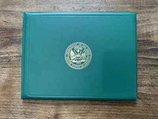 Military Government Award Certificate Holder Department of the US Army Preowned