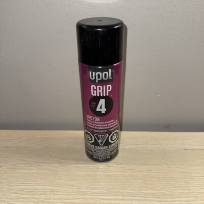 U-POL Premium Aerosols: Grip #4 Universal Adhesion Promoter, Clear, 15oz