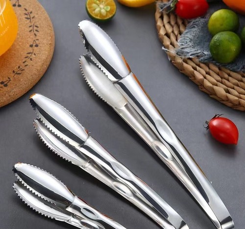 Kit de herramientas para servir pinzas de cocina para chapado de chef de 4 piezas de acero inoxidable desplazado - Imagen 49 de 57