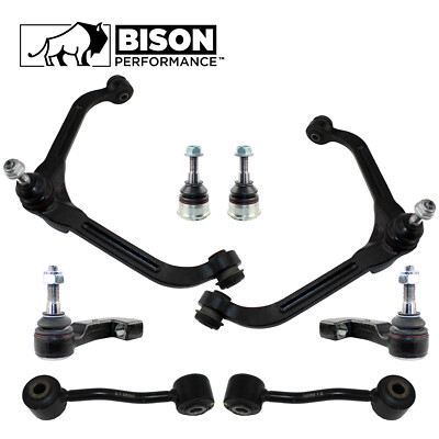 Bison Performance 8pc Front Suspension and Steering Kit For Jeep Liberty 06-07