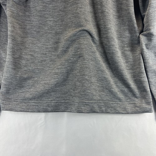 Black Clover Gray Titos Logo 1/4 Zip Long Sleeve Collared Pullover Men's Size S - Picture 14 of 19