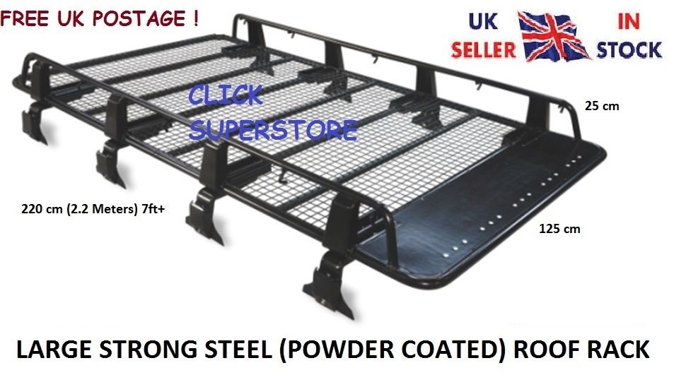 Large Heavy Duty Van Steel Roof Rack fits Fiat Toyota