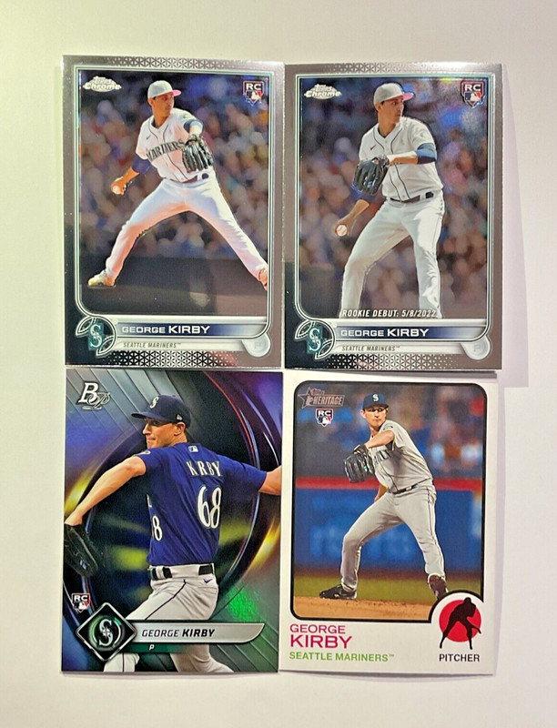 2022 topps update chrome George Kirby rookie card