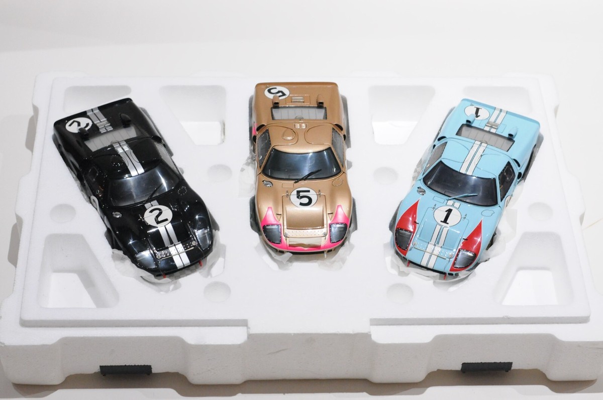 EXOTO RLG18SC2 FORD GT40 GIFT SET 1-2-3 LE MANS 1966 SCALE 1 EXOTO RLG18SC2 FORD GT40 GIFT SET 1-2-3 LE MANS 1966 SCALE 1
