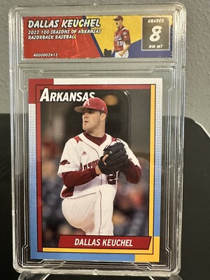 Arkansas Razorbacks Dallas Keuchel Promo Baseball Card 100th Season ...