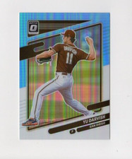 2021 Panini Donruss Optic Yu Darvish #114 Carolina Blue Prizm San Diego Padres