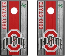 Ohio state cornhole board vinyl wraps
