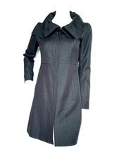 Designer Tahari Autumn Coat Size Xs --brand New-- Grey Zip-up