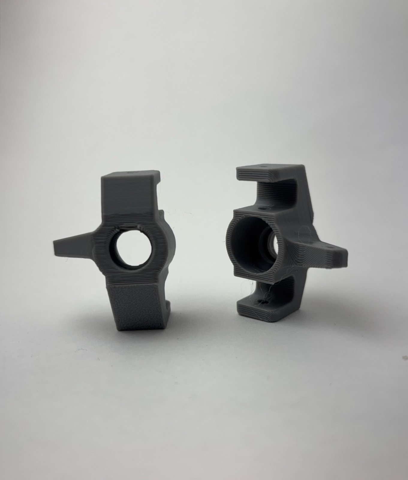 3D printed 1/16 scale rc basher steering knucles for Hosim/Hyper Go/Jet Wood