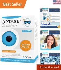 Custom Fit Moist Heat Eye Mask - Doctor Recommended for Effective Dry Eye Relief