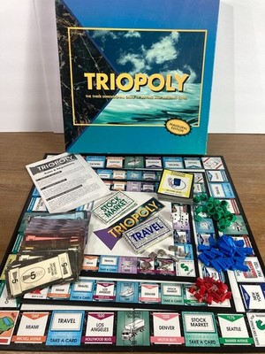 Triopoly Inaugural Edition Three Dimensional Game of Buying & Building Cities
