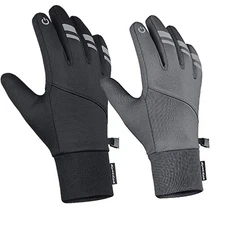 Men Waterproof Windproof Touch Screen Warm Winter Gloves for Work Riding Driving