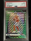 NEW SLAB! 2024 PANINI PRIZM #309 ROOKIE GREEN WAVE PRIZM BO NIX (RC/SP) PSA 10💎