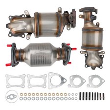 3x Catalytic Converter Front Left Right Rear For Honda Odyssey 2011-2014 3.5L