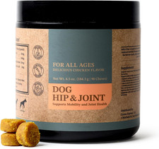 90 Chews Dog Hip and Joint Support Glucosamine Chondroitin MSM Supplement USA