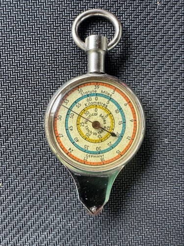Vintage Opisometer Tool w/ Leather Case & Original Box Made in Germany