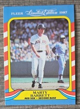 1987 Fleer Limited Edition Baseball Superstars - Marty Barrett #2