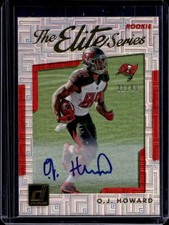 2017 Panini Donruss O.J. Howard The Elite Series Rookies Auto RC #/49 Buccaneers