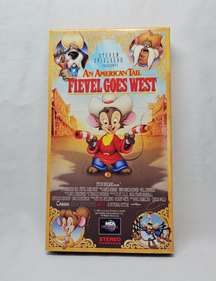 MCA Universal Home Video An American Tail Fievel Goes West VHS Hi-Fi Dolby NTSC