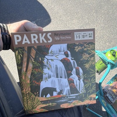Keymaster PARKS Nature Board Game, Officially Licensed, Plus trails game