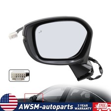 For Honda Civic 2022-2025 Left Side Mirror Power Heated Signal Bsm Driver Side
