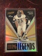 2021 Panini Prestige Living Legends Jonathan Ogden #LL-10 Xtra Points Gold /99