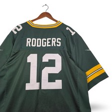 Camiseta deportiva cosida auténtica Nike Elite de Aaron Rodgers Green Bay Packers para hombre talla 52