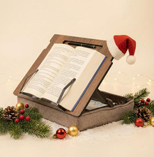 - Sostegno Libri in Legno Regolabile, Espositore Multifunzione, Book Holder Con 