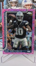 2025 TOPPS CHROME FOOTBALL JOE MILTON III pink refractor /250
