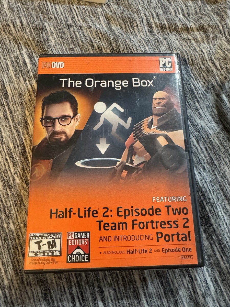 The Orange Box Half-Life 2 (PC DVD-ROM,2007) Complete W Inserts