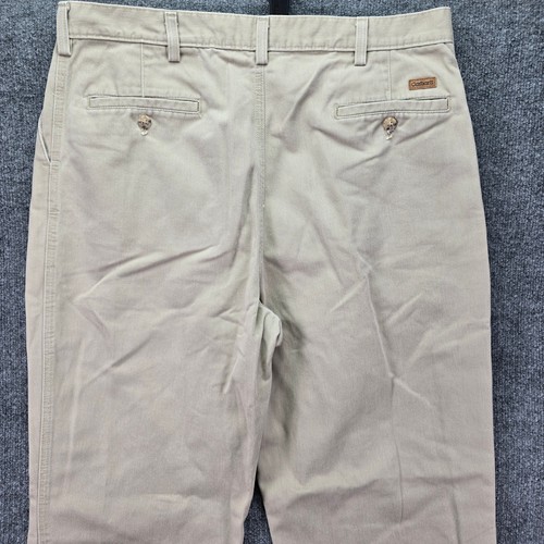Pantalone Carhartt uomo 38x34 (36x33) kaki plissettato chino twill cotone lavoro casual - Foto 4 di 8