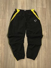 Vintage Nike Track Pants Nylon Baggy Joggers Double Swoosh Hype Y2K Rare Logo