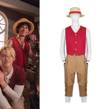 Xcoser One Piece Monkey D Luffy Cosplay Costume Halloween Completed Outfit