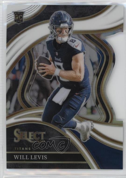 2023 Panini Select Club Level White Prizm Die-Cut /199 Will Levis Rookie RC 8y6