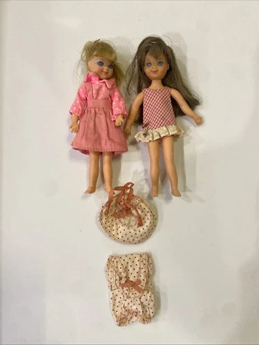 Lot of (2) Vintage Mattel Tutti Dolls 1965