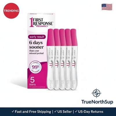 Early Result Pregnancy  - 5 Count Pack with 99% Accuracy & Early Detection
