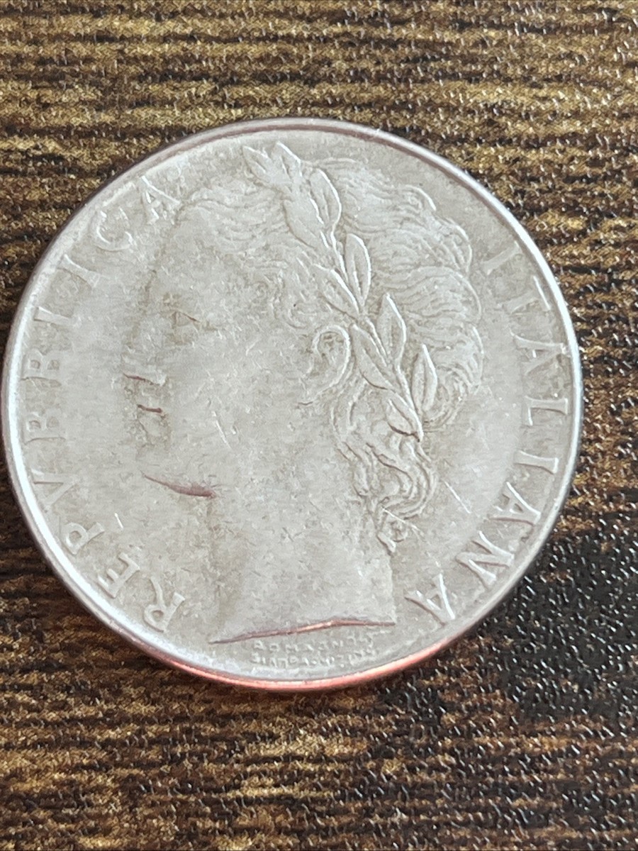 1981 Italy Republic Italiano L100 Lire Lira International Actual