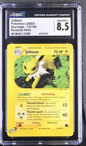 Jolteon graded CGC 8.5 for sale on eBay