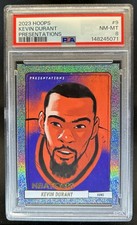 2023-24 Panini Hoops Kevin Durant Presentations SSP #9 Suns PSA 8