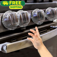 5pc Stove Knob Safety Cover Child Proof Gas Stove Knob Lock Cover Toddlers Safe