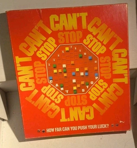 Can’t Stop Vintage 1980 Board Game No. 122 COMPLETE Parker Brothers Strat READ