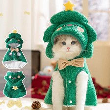 Cat Winter Warm Christmas Clothes for Small Dogs Winter Costume Coat Puppy Winte